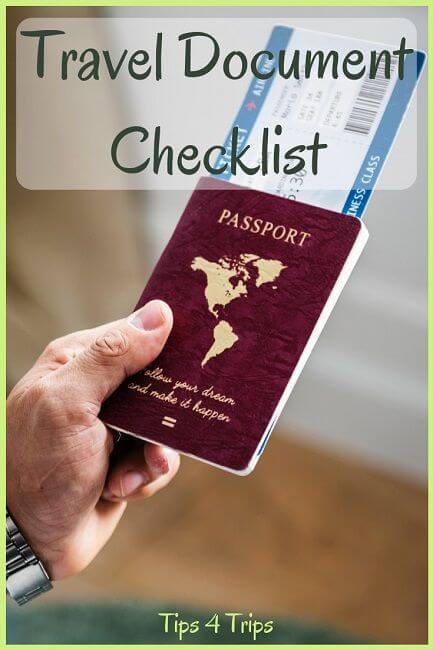 international travel document requirements